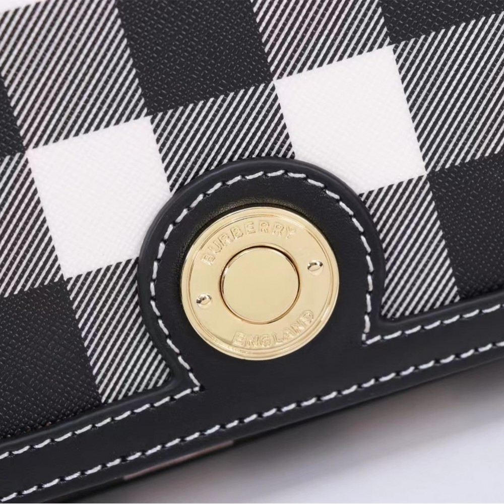 Burberry Check Classic Crimson Square Boston Bag Burberry Check Classic Crimson Square Boston Bag