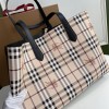 Burberry classic color check tote bag Burberry classic color check tote bag