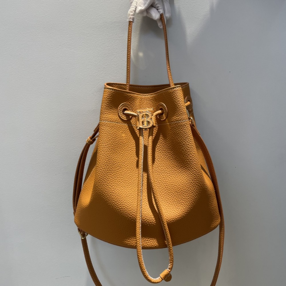 Burberry brown calfskin bucket bag Burberry brown calfskin bucket bag