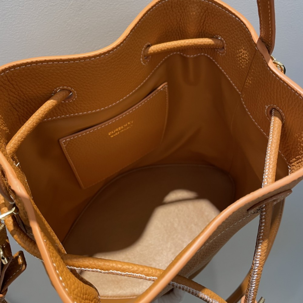 Burberry brown calfskin bucket bag Burberry brown calfskin bucket bag
