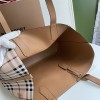 Burberry classic color check tote bag Burberry classic color check tote bag