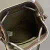 Burberry white and brown contrasting hardware bucket bag Burberry white and brown contrasting hardware bucket bag