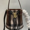 Burberry brown and black hardware bucket bag Burberry brown and black hardware bucket bag