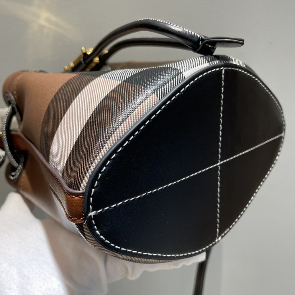 Burberry brown and black hardware bucket bag Burberry brown and black hardware bucket bag