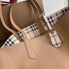 Burberry classic color check tote bag Burberry classic color check tote bag