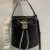 Burberry black leather hardware bucket bag Burberry black leather hardware bucket bag
