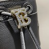 Burberry black leather hardware bucket bag Burberry black leather hardware bucket bag