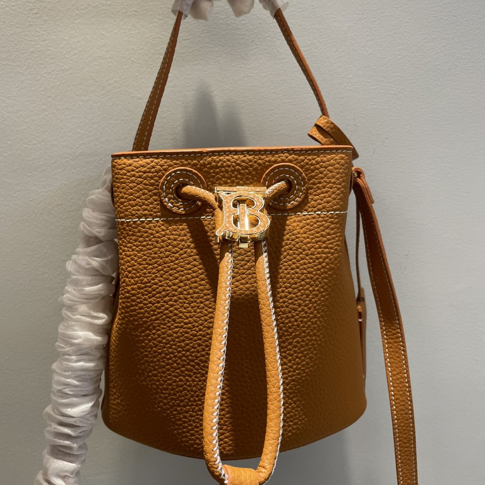 Burberry brown leather hardware bucket bag Burberry brown leather hardware bucket bag