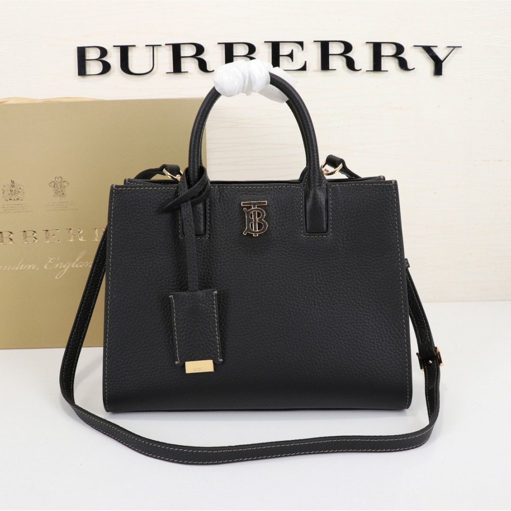 Burberry Black Leather Classic Tote Burberry Black Leather Classic Tote