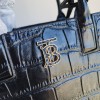 Burberry black crocodile leather tote bag Burberry black crocodile leather tote bag