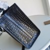 Burberry black crocodile leather tote bag Burberry black crocodile leather tote bag
