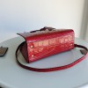 Burberry crocodile leather red tote bag Burberry crocodile leather red tote bag