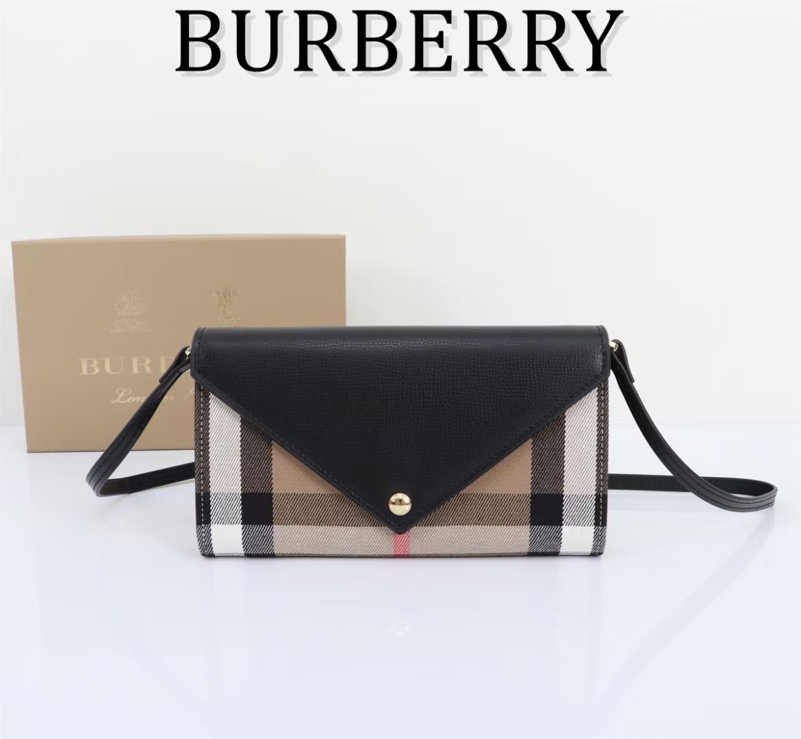 Burberry Black Vintage Triangle Envelope Bag Burberry Black Vintage Triangle Envelope Bag