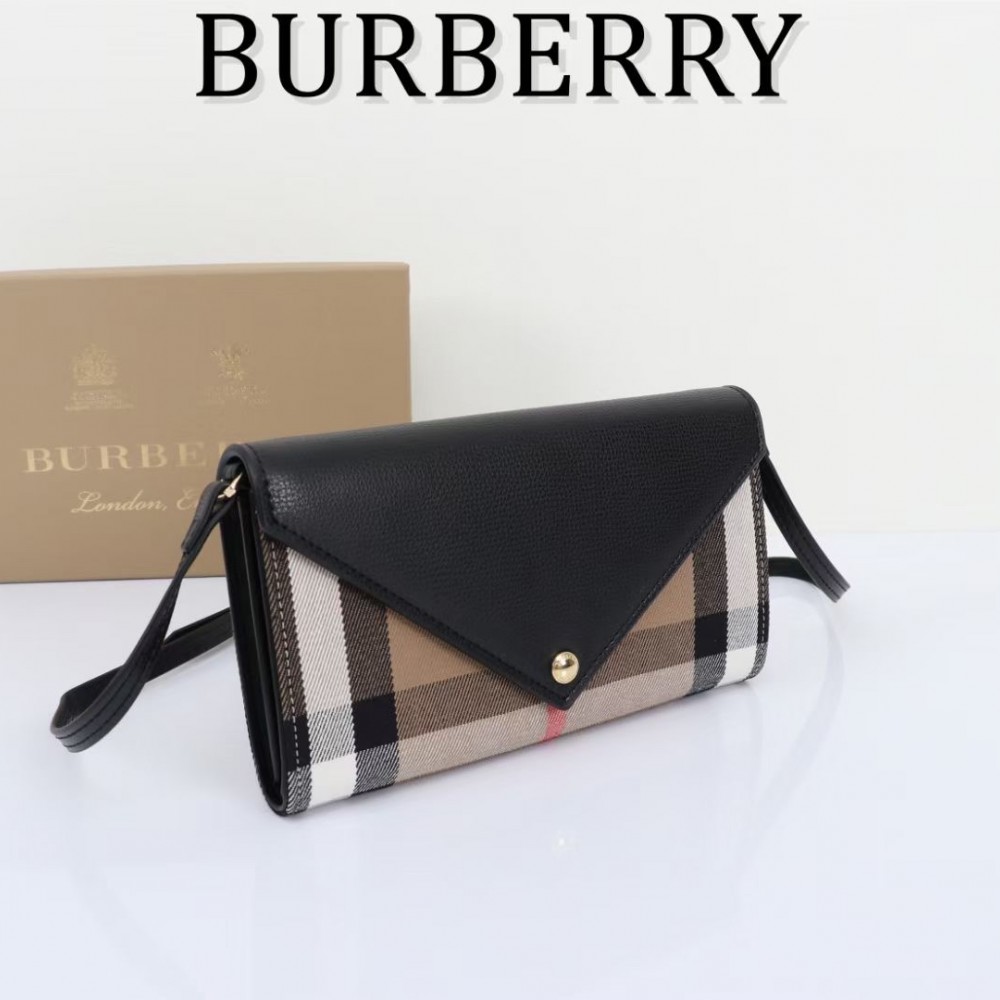 Burberry Black Vintage Triangle Envelope Bag Burberry Black Vintage Triangle Envelope Bag