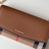 Burberry Brown Hardware Vintage Square Envelope Bag Burberry Brown Hardware Vintage Square Envelope Bag