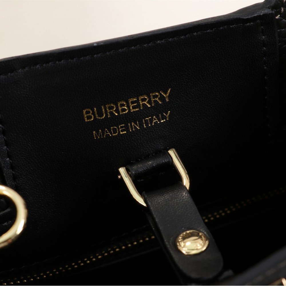 Burberry Black Leather Classic Tote Burberry Black Leather Classic Tote