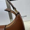 CELINE TRIOMPHE series classic brown leather underarm bag CELINE TRIOMPHE series classic brown leather underarm bag