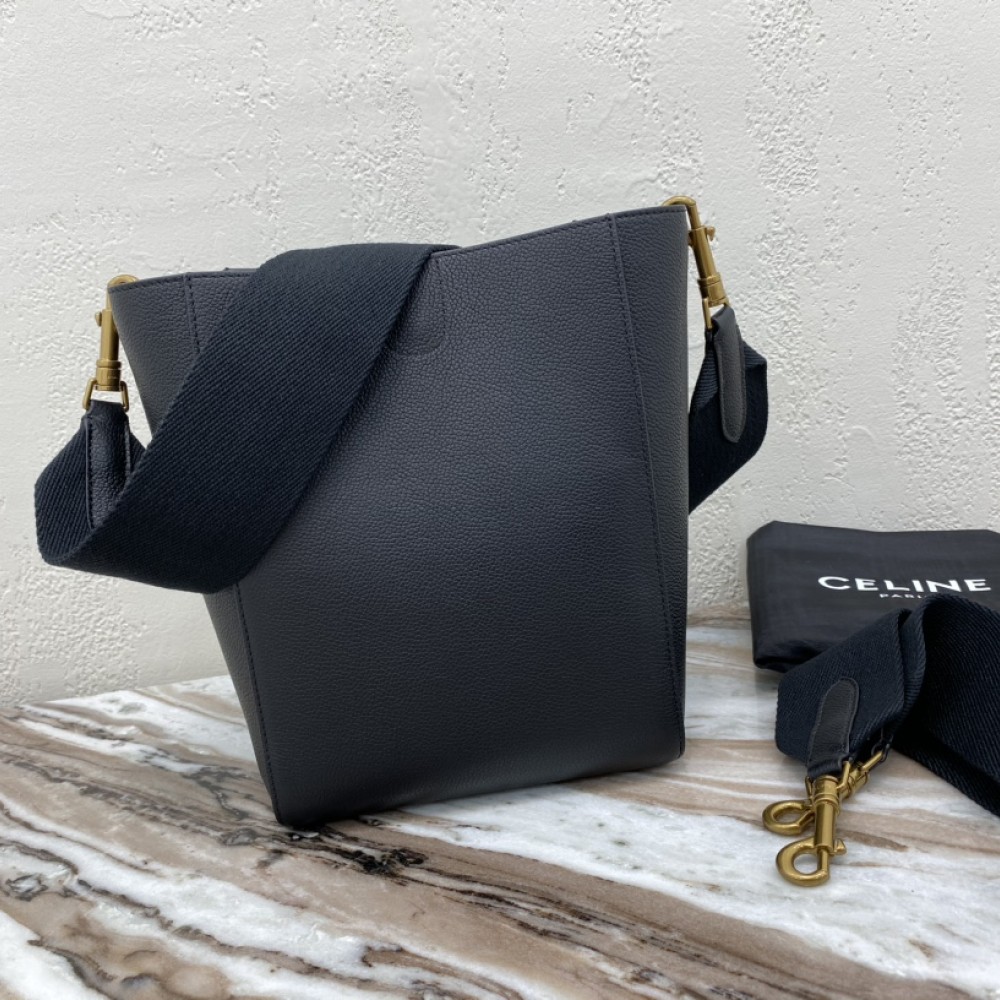 Celine simple deep black crossbody bag Celine simple deep black crossbody bag
