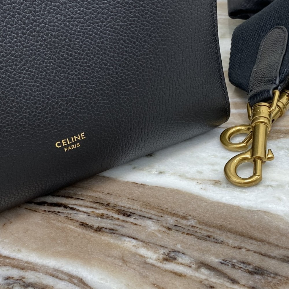 Celine simple deep black crossbody bag Celine simple deep black crossbody bag