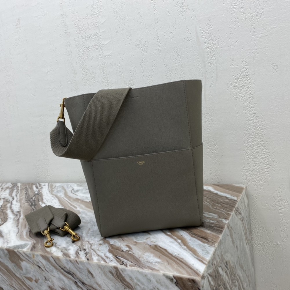 Celine Simple Large Rhino Grey Crossbody Bag Celine Simple Large Rhino Grey Crossbody Bag