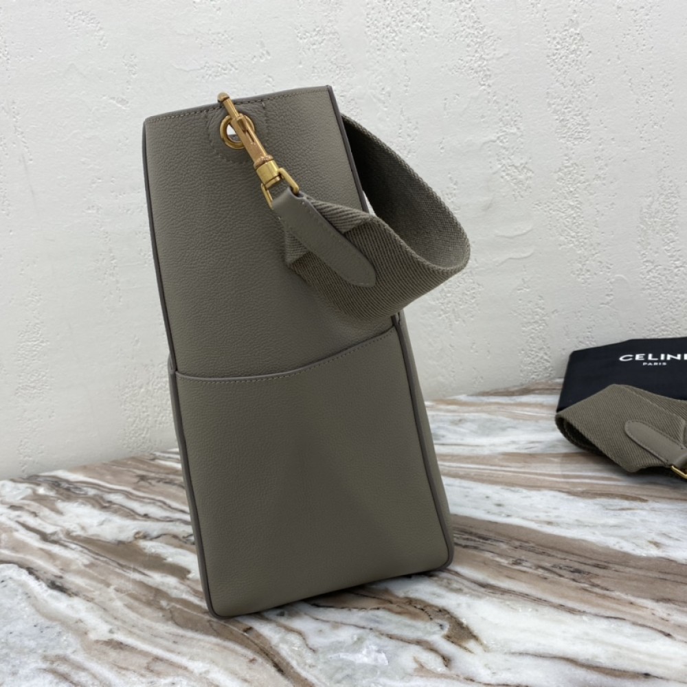 Celine Simple Large Rhino Grey Crossbody Bag Celine Simple Large Rhino Grey Crossbody Bag