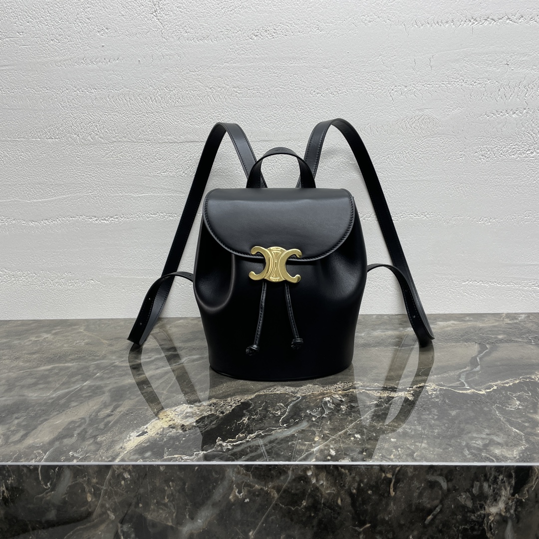 CELINE TRIOMPHE Black Backpack CELINE TRIOMPHE Black Backpack