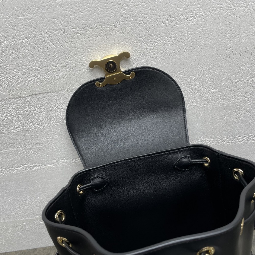 CELINE TRIOMPHE Black Backpack CELINE TRIOMPHE Black Backpack