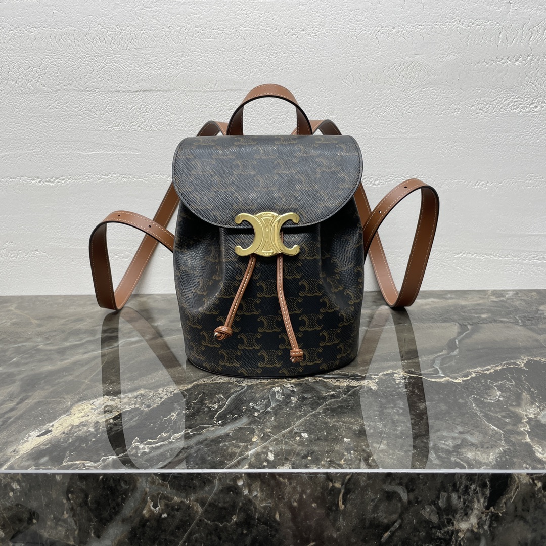 CELINE TRIOMPHE Black Backpack CELINE TRIOMPHE Black Backpack