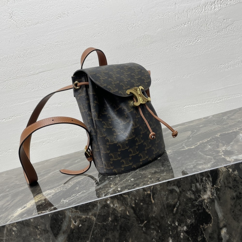 CELINE TRIOMPHE Black Backpack CELINE TRIOMPHE Black Backpack