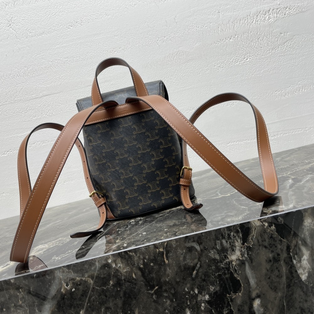CELINE TRIOMPHE Black Backpack CELINE TRIOMPHE Black Backpack