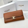 CELINE TRIOMPHE Series Brown Monogram Wallet CELINE TRIOMPHE Series Brown Monogram Wallet