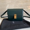 CELINE TRIOMPHE series dark blue snake pattern shoulder crossbody bag CELINE TRIOMPHE series dark blue snake pattern shoulder crossbody bag