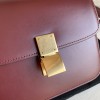 CELINE TRIOMPHE series crimson snake print shoulder crossbody bag CELINE TRIOMPHE series crimson snake print shoulder crossbody bag