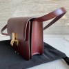 CELINE TRIOMPHE series crimson snake print shoulder crossbody bag CELINE TRIOMPHE series crimson snake print shoulder crossbody bag