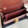 CELINE TRIOMPHE series crimson snake print shoulder crossbody bag CELINE TRIOMPHE series crimson snake print shoulder crossbody bag