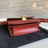 CELINE TRIOMPHE series red snake print shoulder bag CELINE TRIOMPHE series red snake print shoulder bag