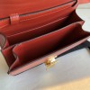 CELINE TRIOMPHE series red snake print shoulder bag CELINE TRIOMPHE series red snake print shoulder bag
