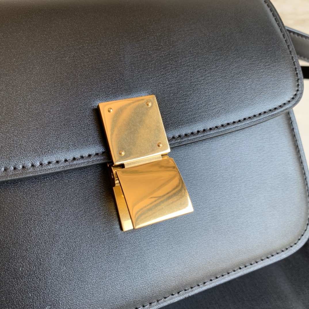 CELINE TRIOMPHE series dark black snake print shoulder crossbody bag CELINE TRIOMPHE series dark black snake print shoulder crossbody bag