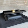 CELINE TRIOMPHE series dark black snake print shoulder crossbody bag CELINE TRIOMPHE series dark black snake print shoulder crossbody bag