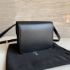 CELINE TRIOMPHE series dark black snake print shoulder crossbody bag CELINE TRIOMPHE series dark black snake print shoulder crossbody bag
