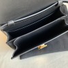 CELINE TRIOMPHE series dark black snake print shoulder crossbody bag CELINE TRIOMPHE series dark black snake print shoulder crossbody bag