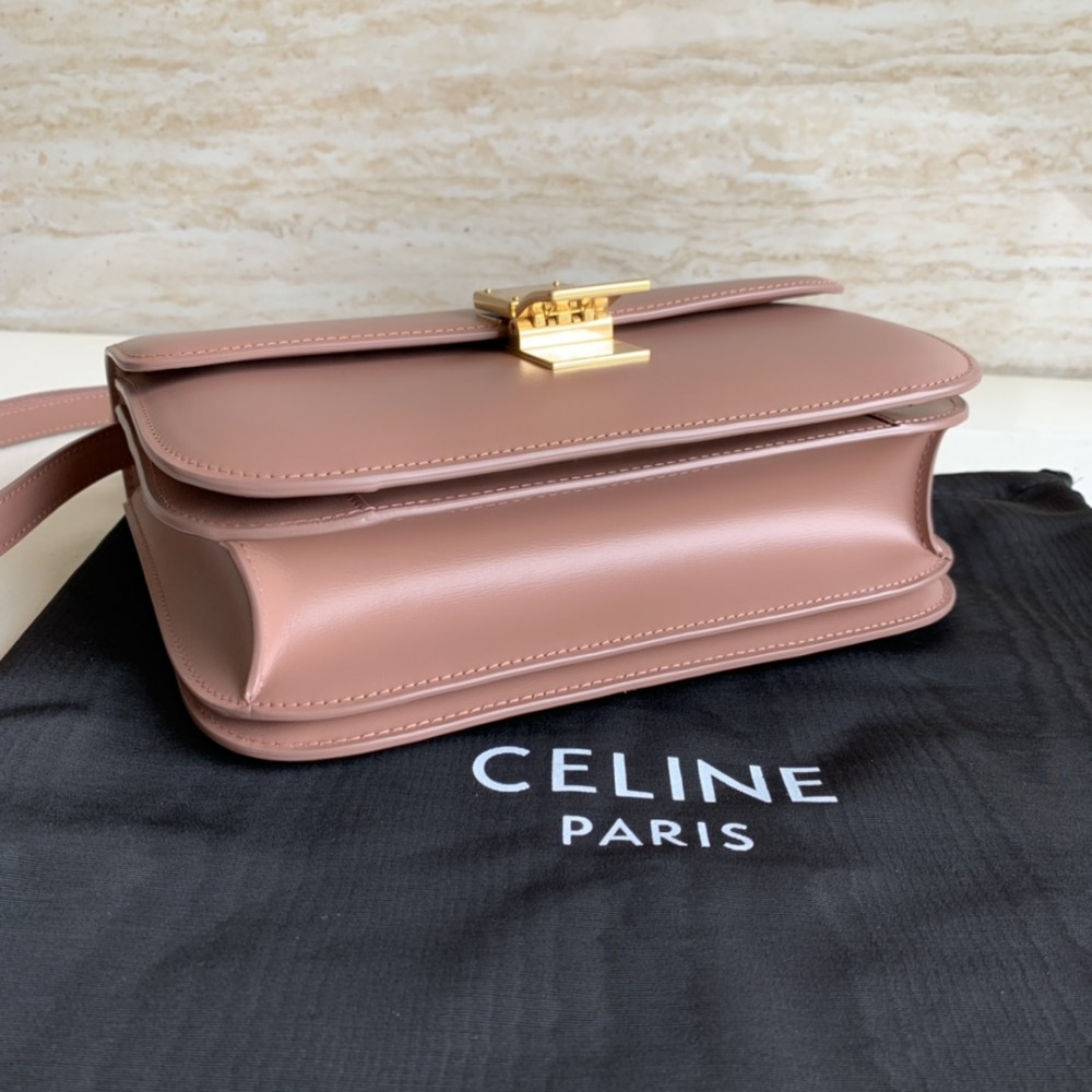CELINE TRIOMPHE series pink snake print shoulder crossbody bag CELINE TRIOMPHE series pink snake print shoulder crossbody bag
