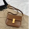 CELINE TRIOMPHE series golden brown shoulder crossbody bag CELINE TRIOMPHE series golden brown shoulder crossbody bag