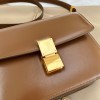 CELINE TRIOMPHE series golden brown shoulder crossbody bag CELINE TRIOMPHE series golden brown shoulder crossbody bag