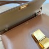 CELINE TRIOMPHE series golden brown shoulder crossbody bag CELINE TRIOMPHE series golden brown shoulder crossbody bag