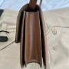 CELINE TRIOMPHE series golden brown shoulder crossbody bag CELINE TRIOMPHE series golden brown shoulder crossbody bag