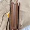 CELINE TRIOMPHE series golden brown shoulder crossbody bag CELINE TRIOMPHE series golden brown shoulder crossbody bag