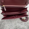 CELINE TRIOMPHE series agate red snake pattern shoulder crossbody bag CELINE TRIOMPHE series agate red snake pattern shoulder crossbody bag