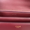 CELINE TRIOMPHE series agate red snake pattern shoulder crossbody bag CELINE TRIOMPHE series agate red snake pattern shoulder crossbody bag