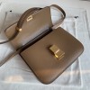CELINE TRIOMPHE series bright gold snake print shoulder crossbody bag CELINE TRIOMPHE series bright gold snake print shoulder crossbody bag